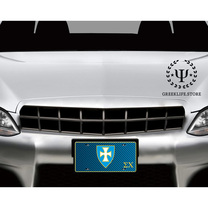 Sigma Chi Decorative License Plate