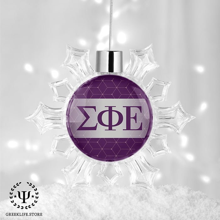Sigma Phi Epsilon Christmas Ornament - Snowflake