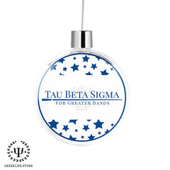 Tau Beta Sigma Christmas Ornament - Snowflake