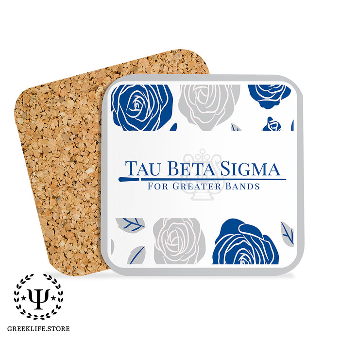 Tau Beta Sigma Beverage Coasters Square (Set of 4)