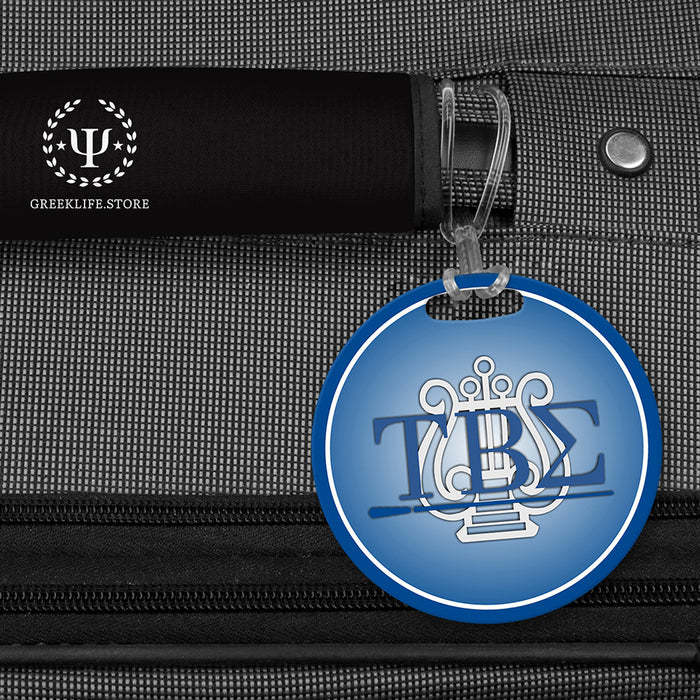 Tau Beta Sigma Luggage Bag Tag (round)
