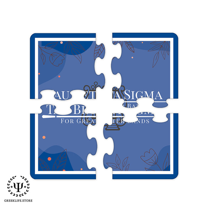 Tau Beta Sigma Beverage Jigsaw Puzzle Coasters Square (Set of 4)