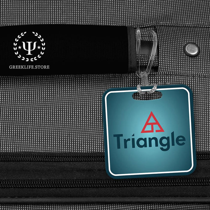 Triangle Fraternity Luggage Bag Tag (square)