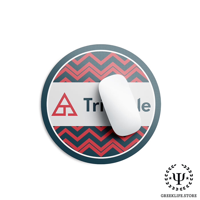 Triangle Fraternity Mouse Pad Round