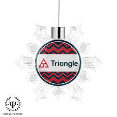 Triangle Fraternity Christmas Ornament Santa Magic Key