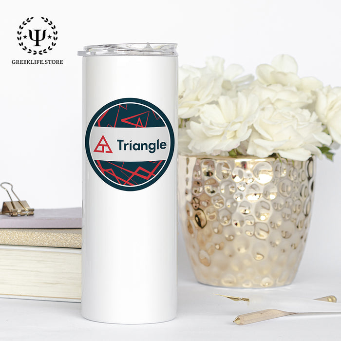 Triangle Fraternity Stainless Steel Skinny Tumbler 20 OZ