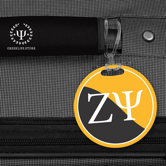 Zeta Psi Luggage Bag Tag (round)