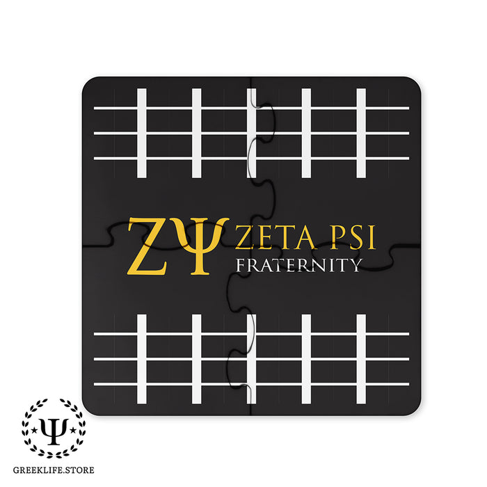 Zeta Psi Beverage Jigsaw Puzzle Coasters Square (Set of 4)