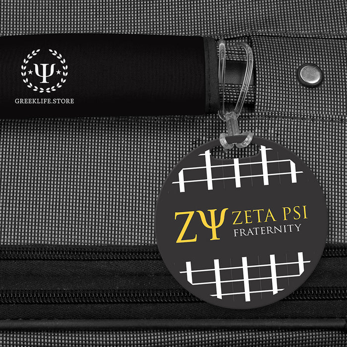 Zeta Psi Luggage Bag Tag (round)