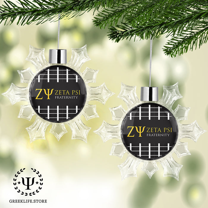 Zeta Psi Christmas Ornament - Snowflake