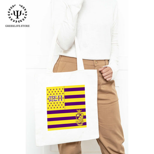 Phi Sigma Pi Canvas Tote Bag - greeklife.store