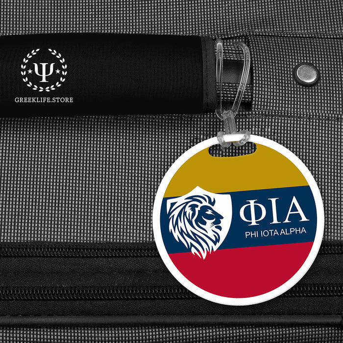 Phi Iota Alpha Luggage Bag Tag (round)