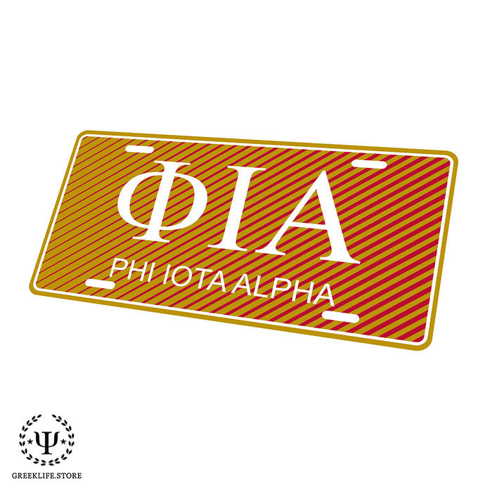Phi Iota Alpha Decorative License Plate
