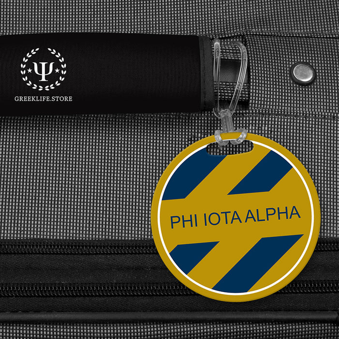 Phi Iota Alpha Luggage Bag Tag (round)