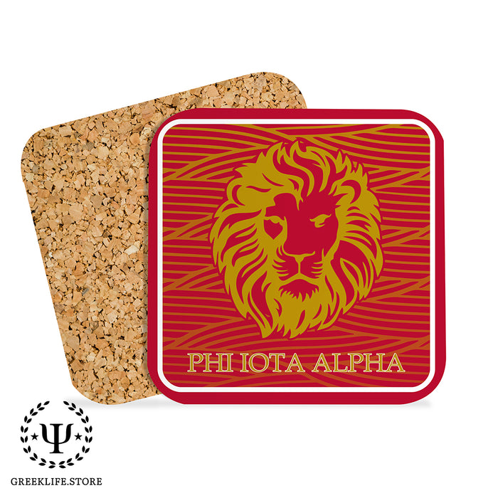 Phi Iota Alpha Beverage Coasters Square (Set of 4)