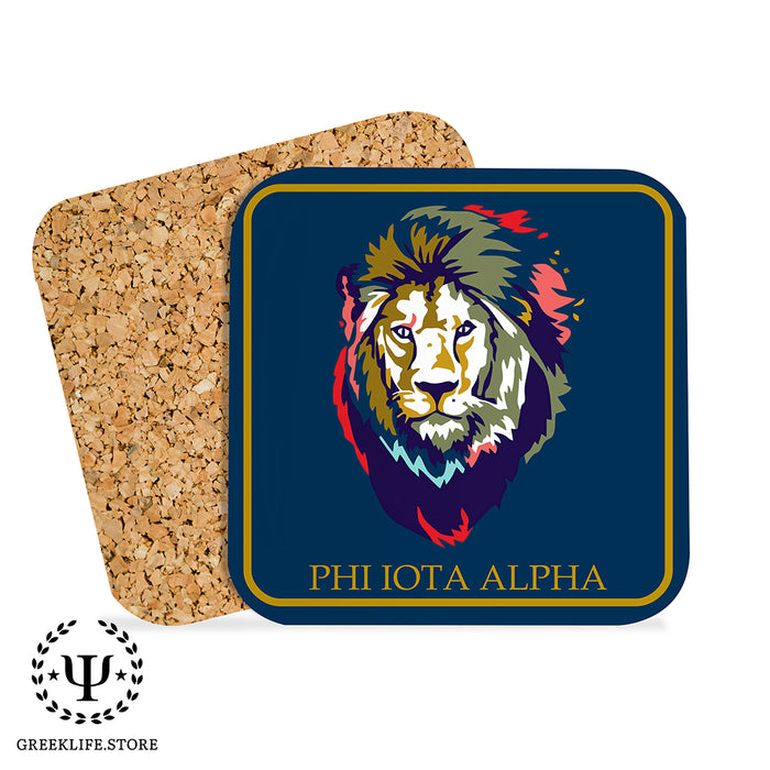 Phi Iota Alpha Beverage Coasters Square (Set of 4)