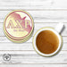 Alpha Chi Rho Beverage coaster round (Set of 4) - greeklife.store