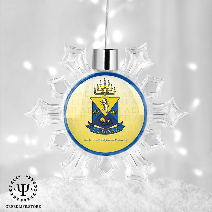 Alpha Epsilon Pi Christmas Ornament - Snowflake - greeklife.store