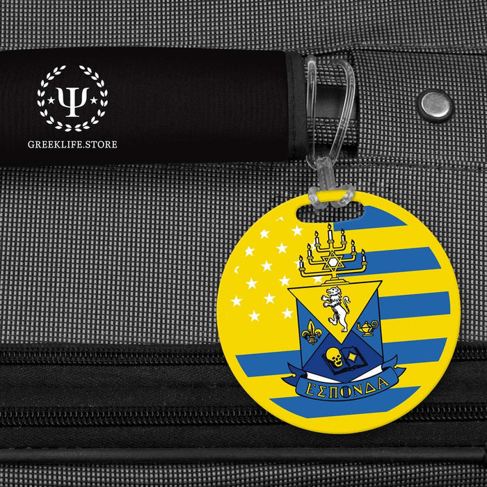 Alpha Epsilon Pi Luggage Bag Tag (round) - greeklife.store