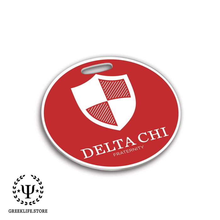 Delta Chi Luggage Bag Tag (round) - greeklife.store
