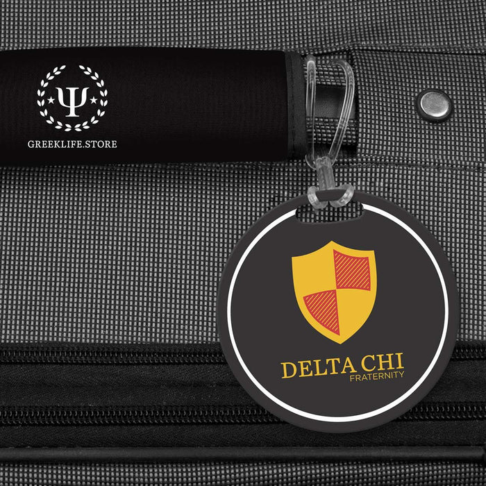 Delta Chi Luggage Bag Tag (round) - greeklife.store