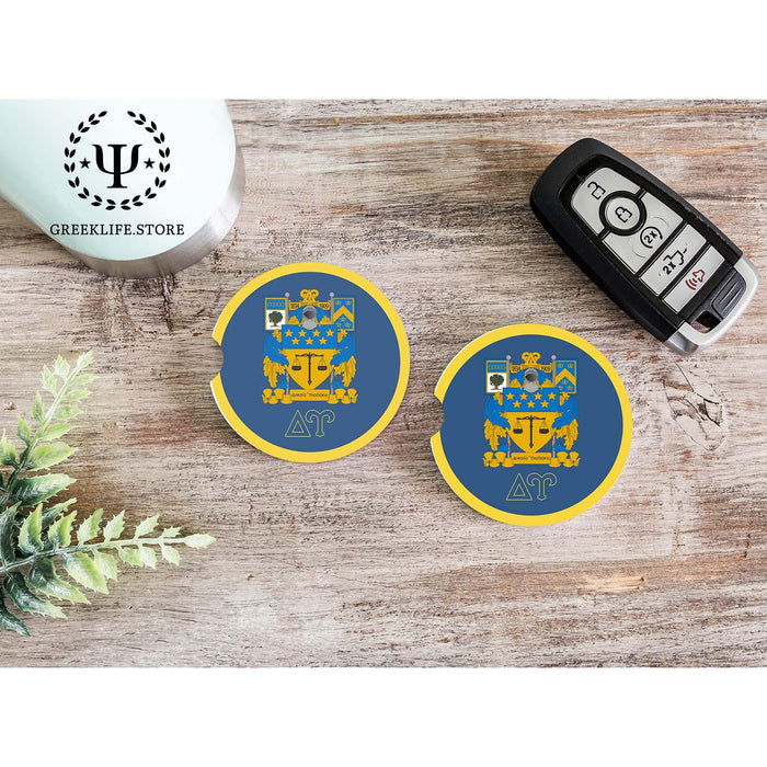 Delta Upsilon Car Cup Holder Coaster (Set of 2)