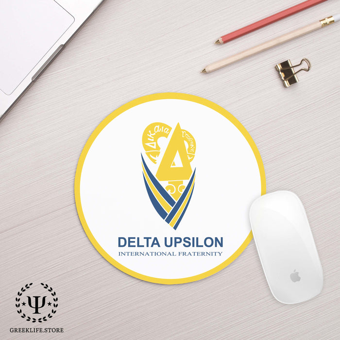 Delta Upsilon Mouse Pad Round