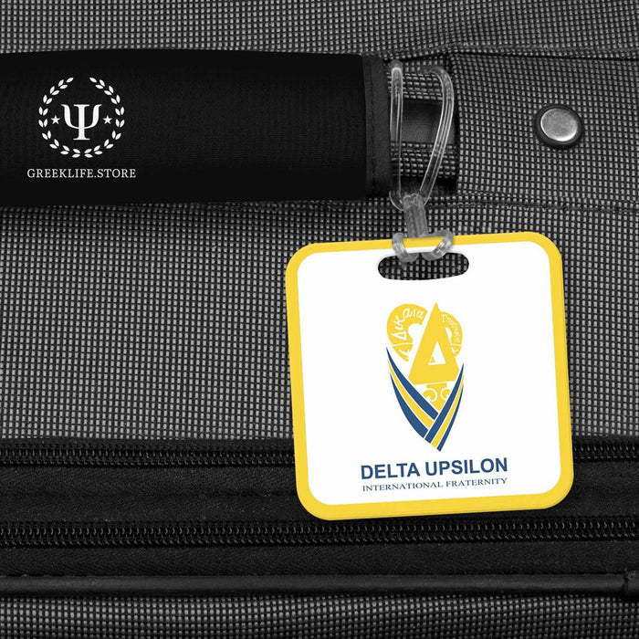 Delta Upsilon Luggage Bag Tag (square) - greeklife.store