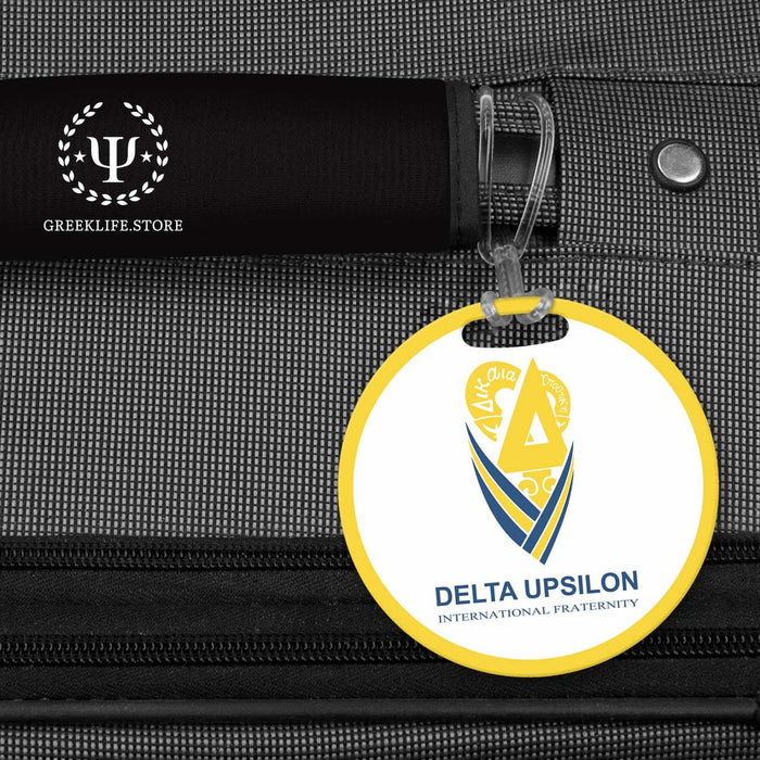 Delta Upsilon Luggage Bag Tag (round) - greeklife.store