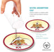 Kappa Alpha Order Absorbent Ceramic Coasters with Holder (Set of 8) - greeklife.store