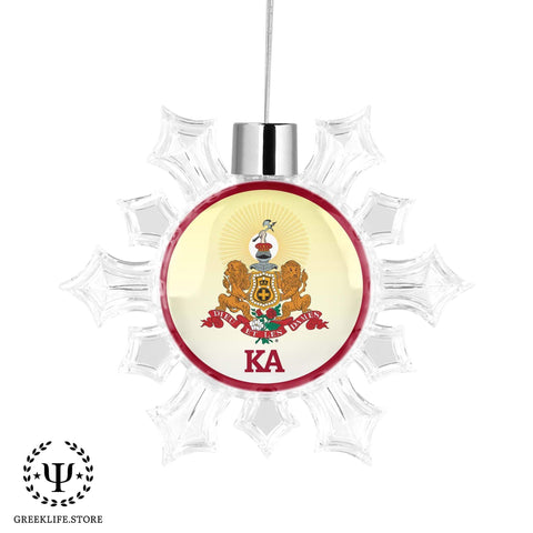 Kappa Alpha Order Christmas Ornament - Snowflake
