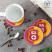 Kappa Alpha Order Beverage coaster round (Set of 4) - greeklife.store