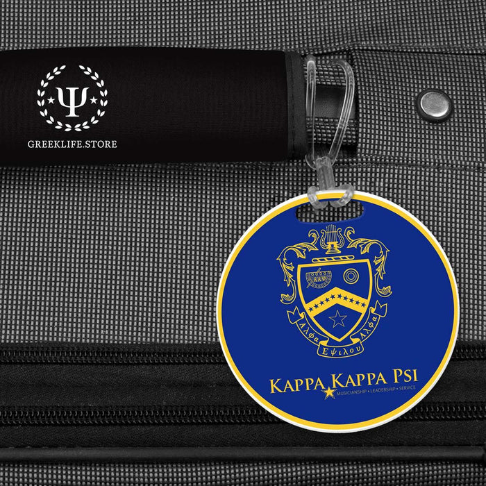 Kappa Kappa Psi Luggage Bag Tag (round) - greeklife.store