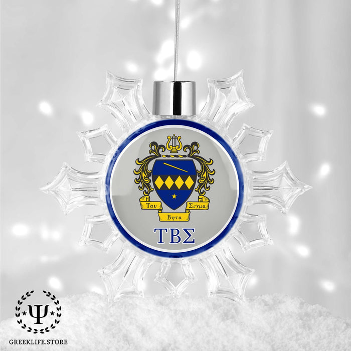 Tau Beta Sigma Christmas Ornament - Snowflake - greeklife.store