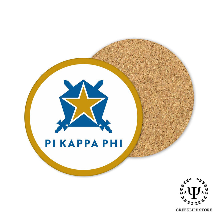 Pi Kappa Phi Beverage coaster round (Set of 4) - greeklife.store