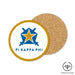 Pi Kappa Phi Beverage coaster round (Set of 4) - greeklife.store