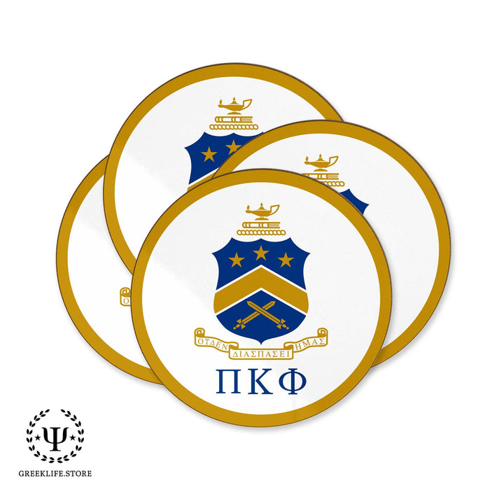 Pi Kappa Phi Beverage coaster round (Set of 4) - greeklife.store