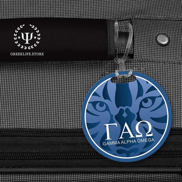Gamma Alpha Omega Luggage Bag Tag (round) - greeklife.store
