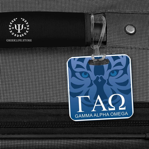 Gamma Alpha Omega Luggage Bag Tag (square) - greeklife.store