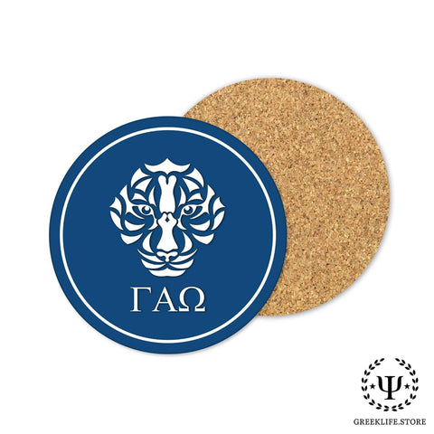 Gamma Alpha Omega Beverage Coasters Round (Set of 4)