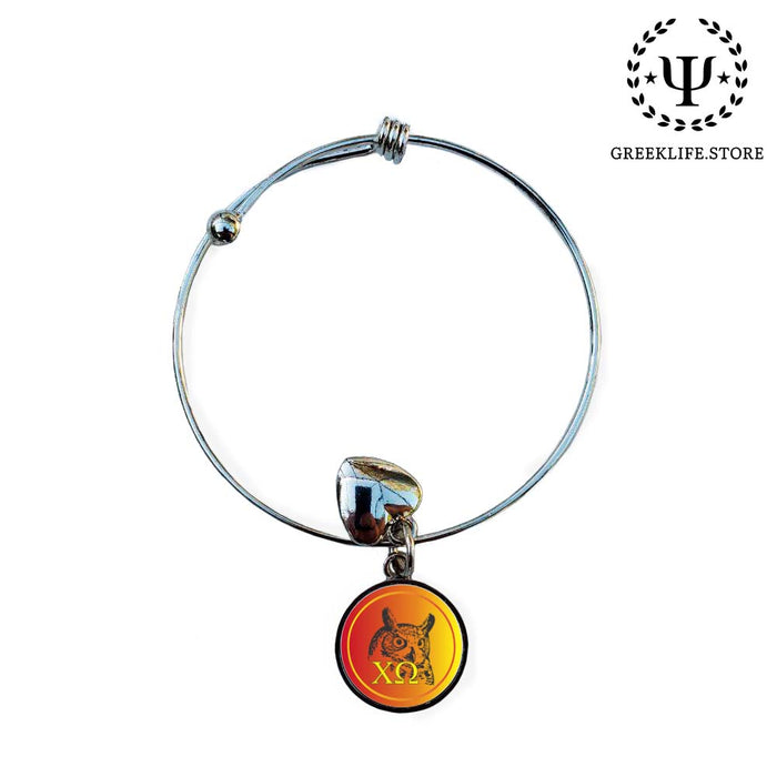 Chi Omega Round Adjustable Bracelet