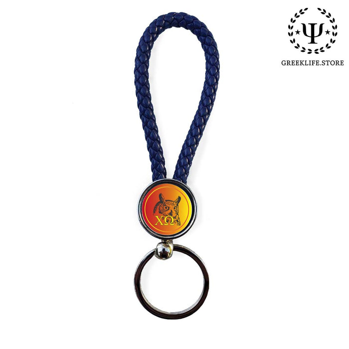 Chi Omega Key chain round