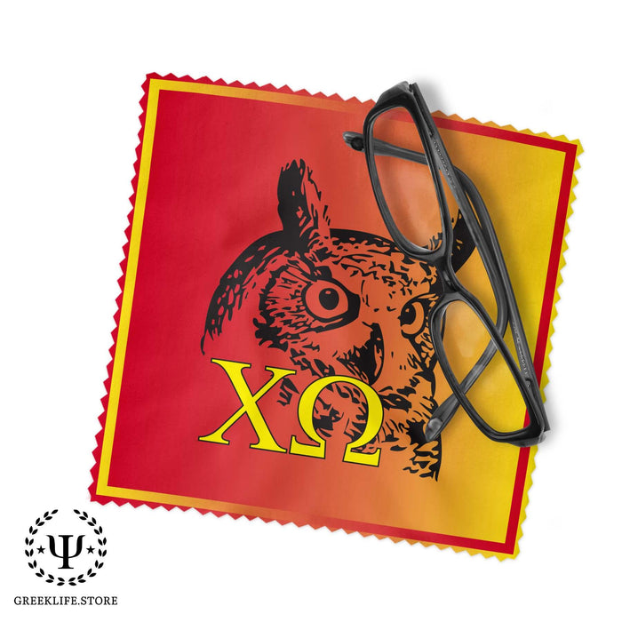 Chi Omega Eyeglass Cleaner & Microfiber Cleaning Cloth - greeklife.store