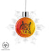 Chi Omega Christmas Ornament - Snowflake - greeklife.store