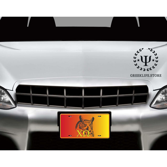 Chi Omega Decorative License Plate - greeklife.store