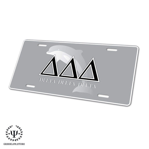 Delta Delta Delta Decorative License Plate