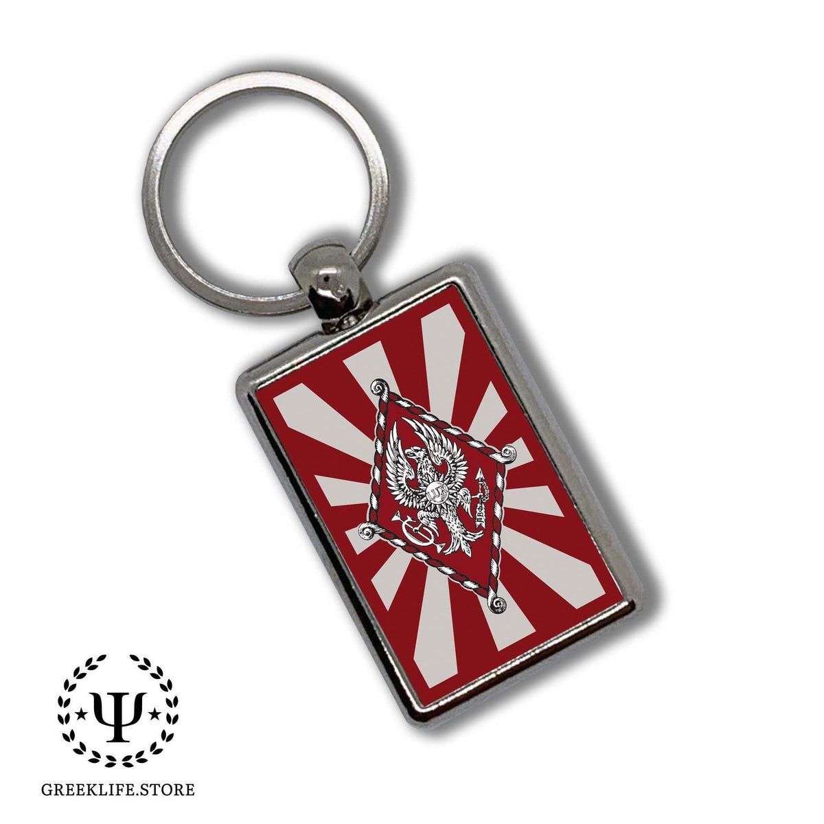 Pi Beta Phi Keychain Rectangular — GreekLife.Store