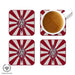 Pi Beta Phi Beverage Coasters Square (Set of 4) - greeklife.store