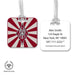 Pi Beta Phi Luggage Bag Tag (square) - greeklife.store