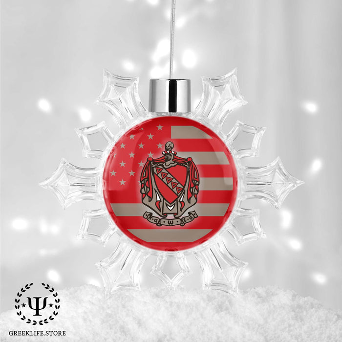 Tau Kappa Epsilon Christmas Ornament - Snowflake - greeklife.store